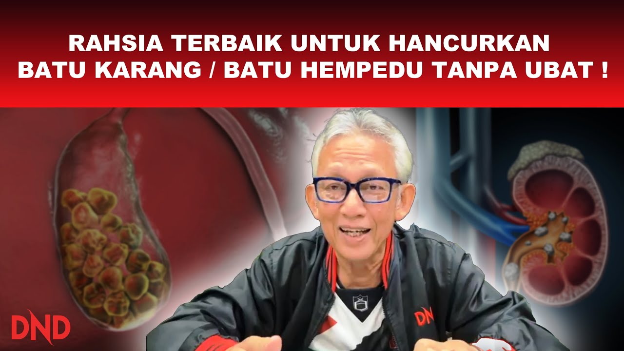 RAHSIA TERBAIK UNTUK HANCURKAN BATU KARANG & BATU HEMPEDU TANPA UBAT!