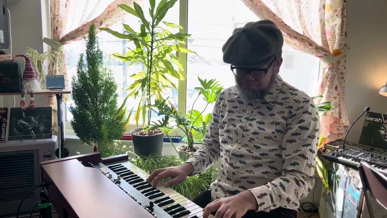 takamitsu fujita hammond organ solo at lesson room 2024.1.1