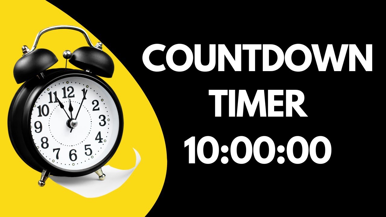 Countdown Timer 10 Hours | 10 Hour Timer