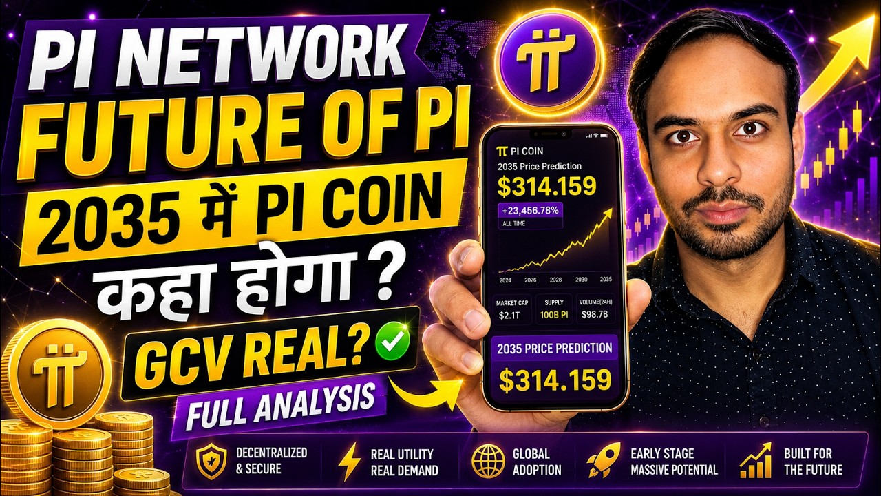 2035 में Pi Coin कहा होगा? | Pi Network New Update | Pi Price | Pi CiDi Games | Pi DEX | Pi GCV 😱