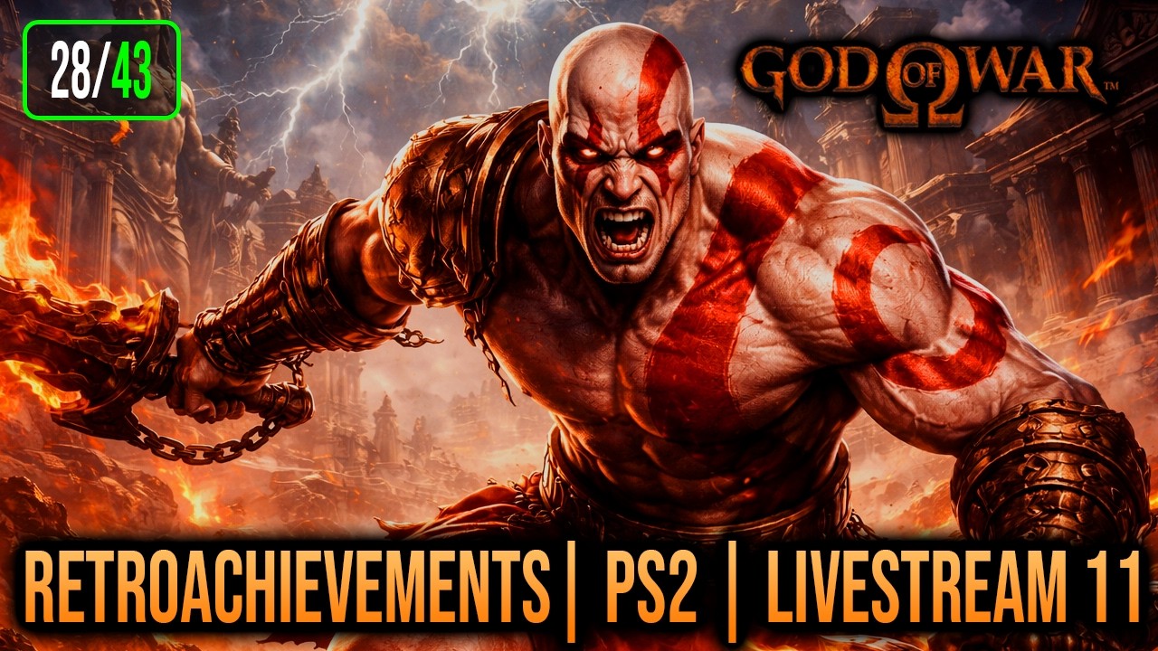 🔴[LIVE - VERTICAL] JOGOS CLÁSSICOS PS2 - GOD OF WAR - RETROACHIEVEMENTS - EP11