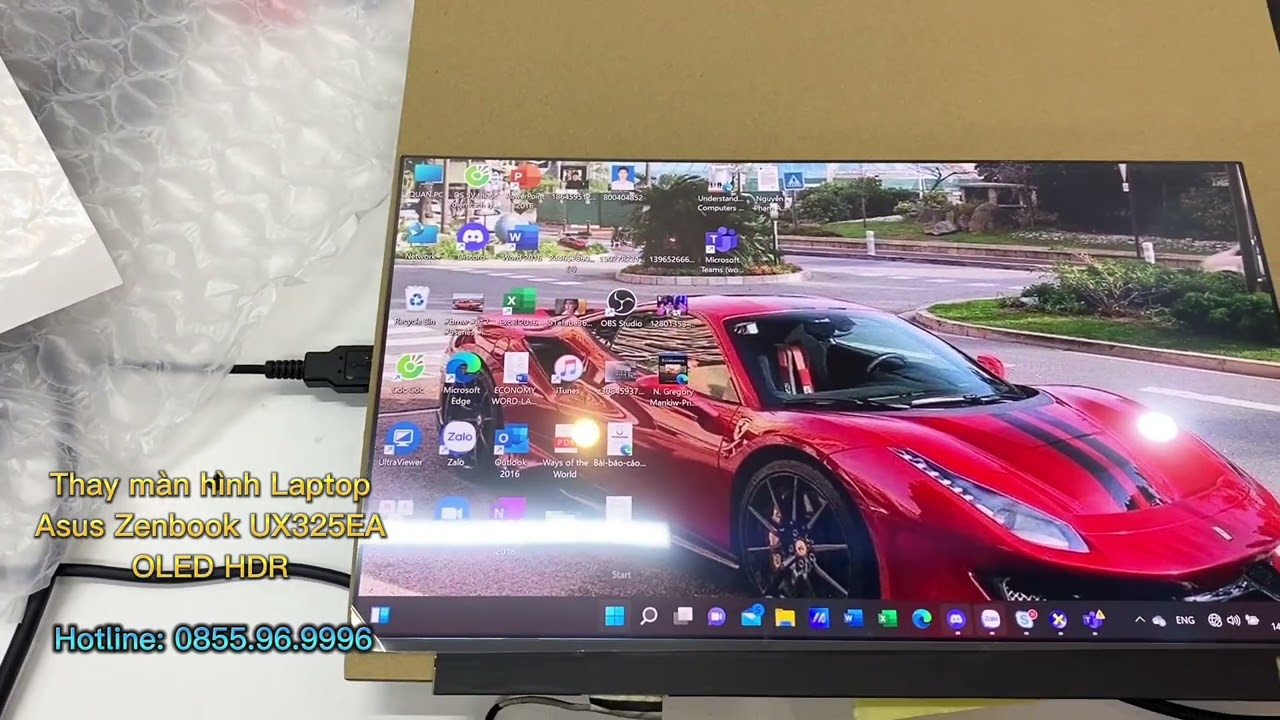 Thay màn hình Laptop Asus Zenbook UX325EA Oled FHD HDR