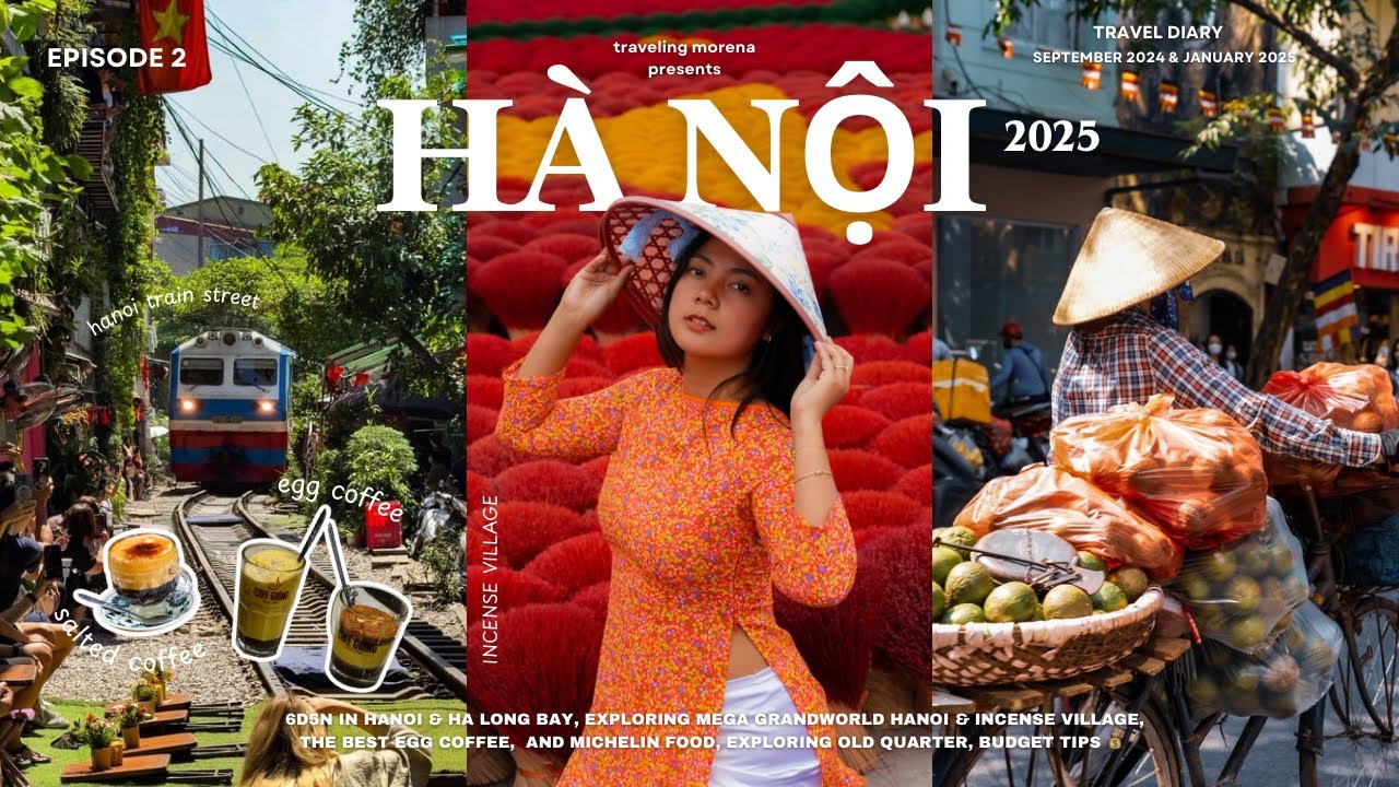 VIETNAM 2025 🇻🇳 6 days in HANOI, DIY Ha Long Bay day tour, Expenses, where to eat! 🇵🇭