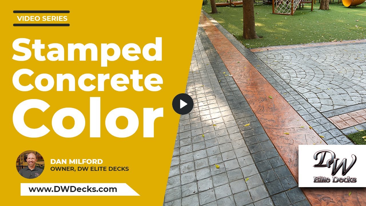 Stamped Concrete Color Options: How to Get a Natural Look | DW Elite Decks