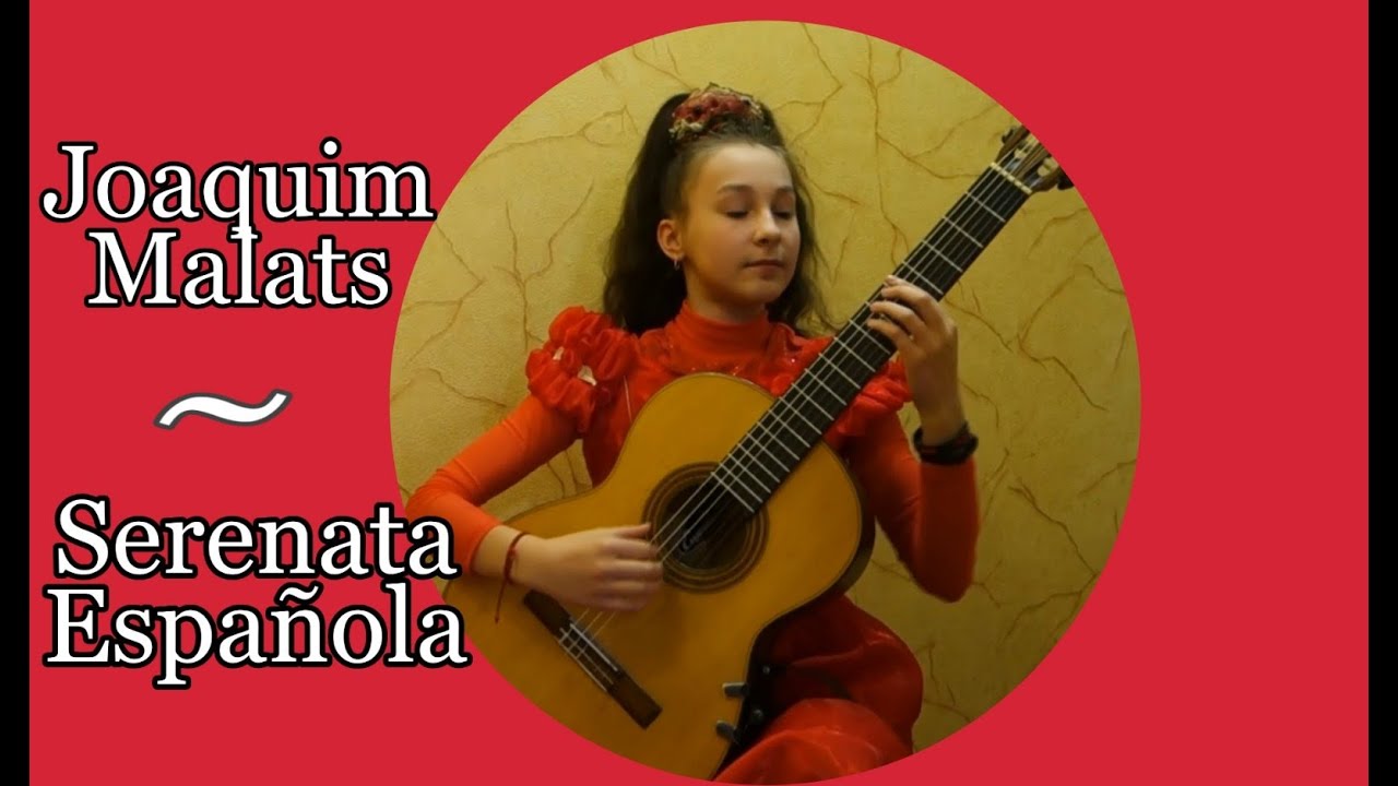 Sofia (12 years old_guitar) Joaquin Malats - Serenata española