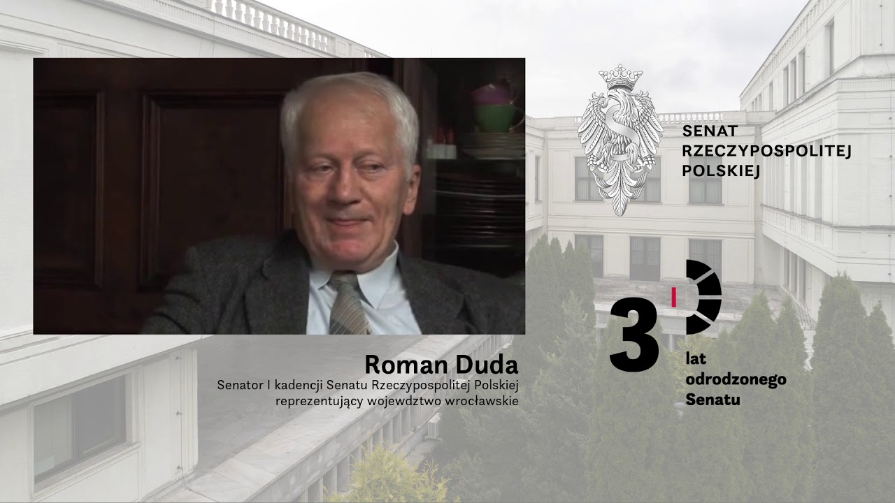 Wspomnienia senatorów I kadencji #13 - Roman Duda