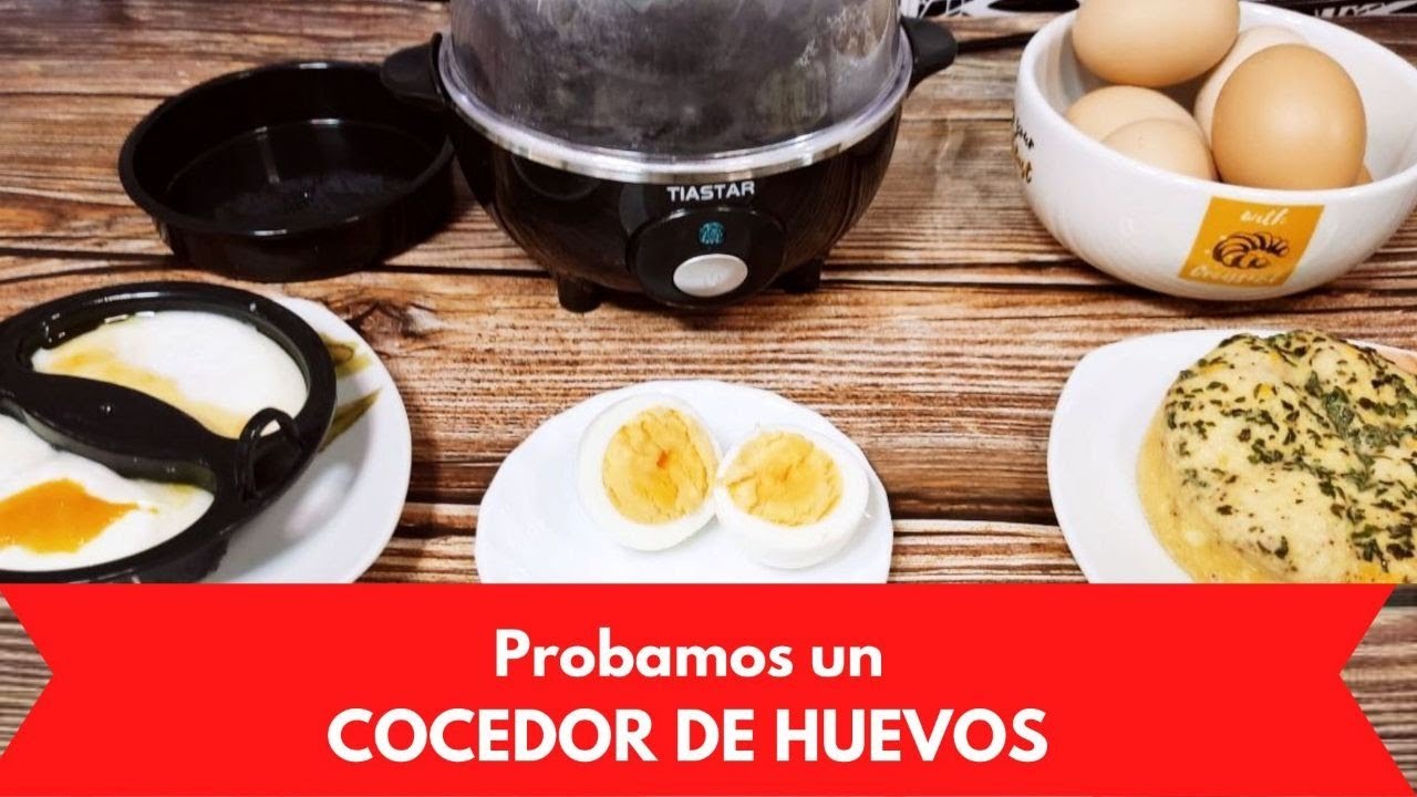 🥚 Probamos un COCEDOR DE HUEVO ELÉCTRICO ⏩Tiastar Cocedor de Huevos ¡Sorprendente!