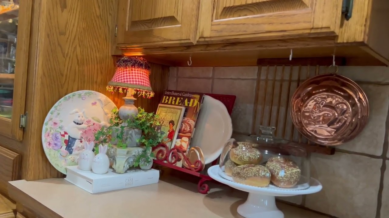 French Country Early Spring & Easter Kitchen Decor