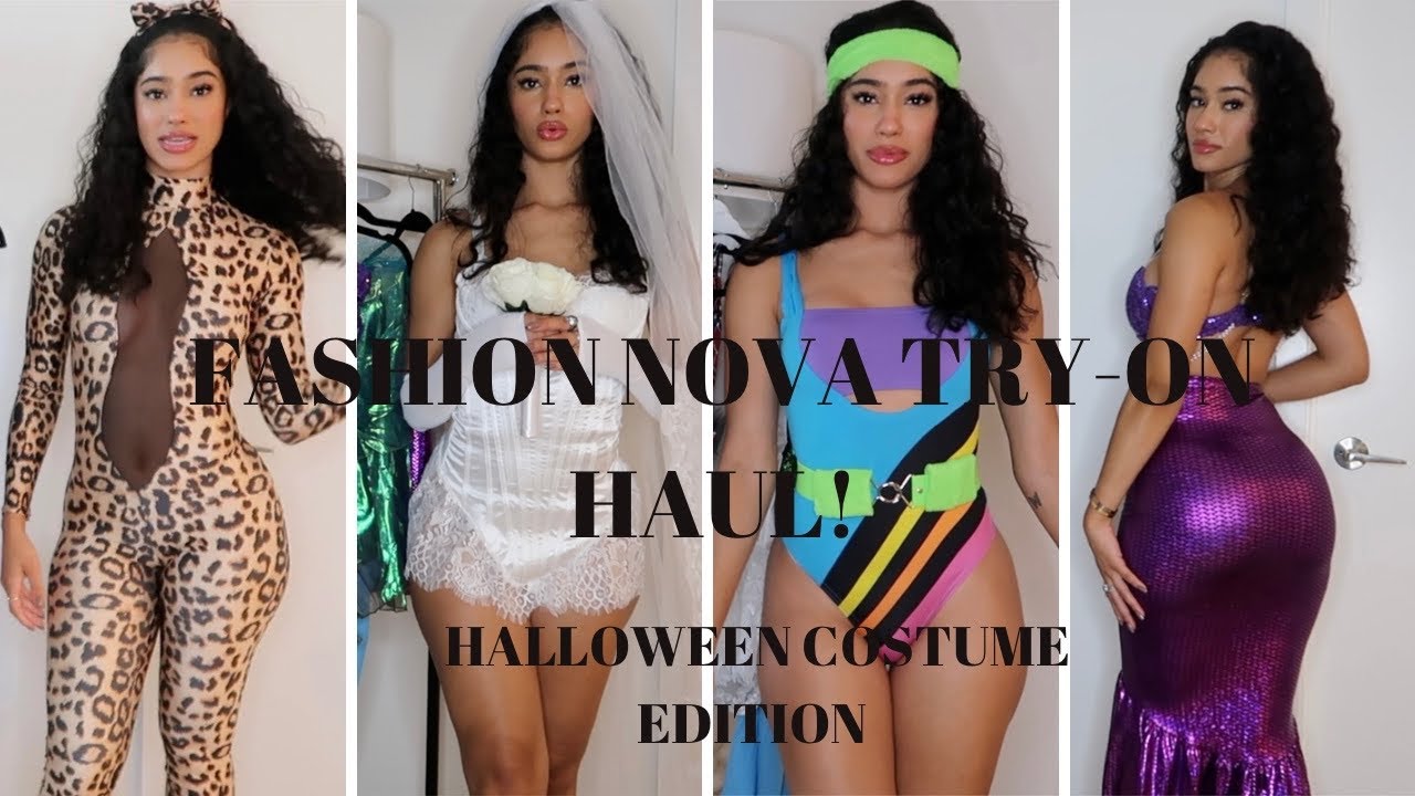 HALLOWEEN COSTUME TRY-ON HAUL (FT. FASHION NOVA!)
