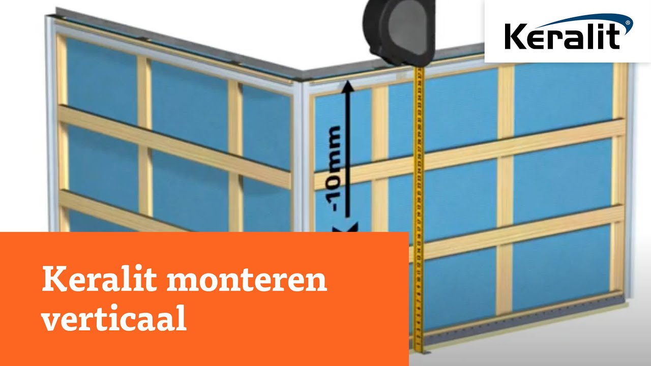 HOW TO | Keralit gevelbekleding monteren (verticaal)