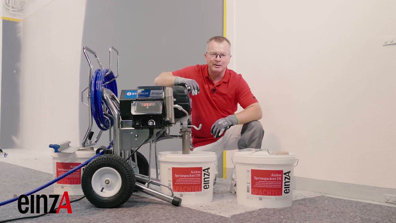 einzA Spritzspachtel D5 Effiziente Q3 Q4 Verspachtelung