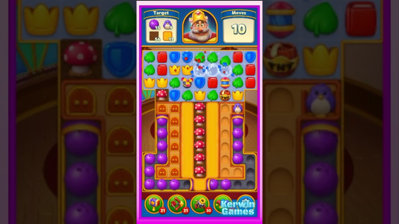 Royal Match Level 11337 - No Boosters Gameplay#kerwingames #games#royalmatch