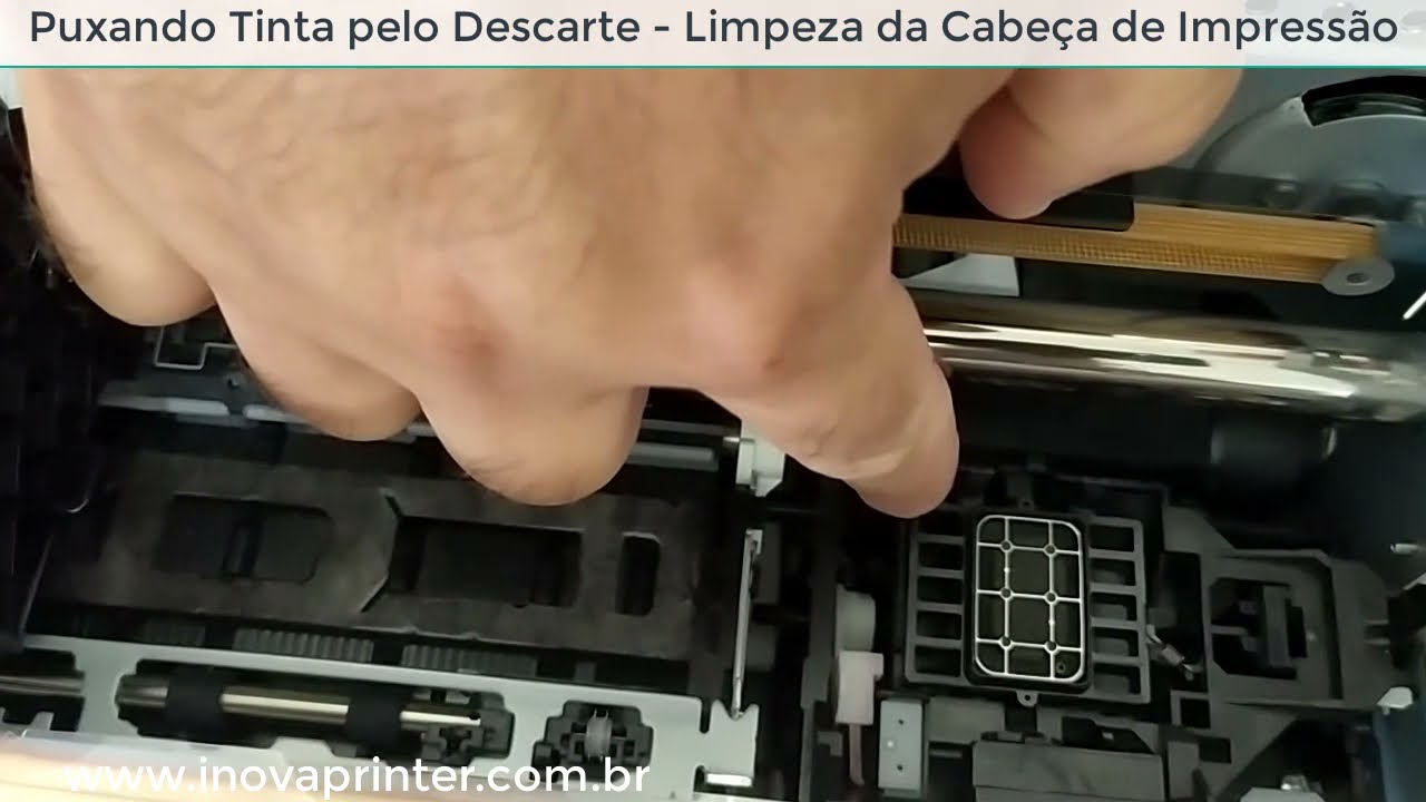 Dicas DTF -  Puxando Tinta pelo Descarte , Limpando Cabeça de Impressão.
