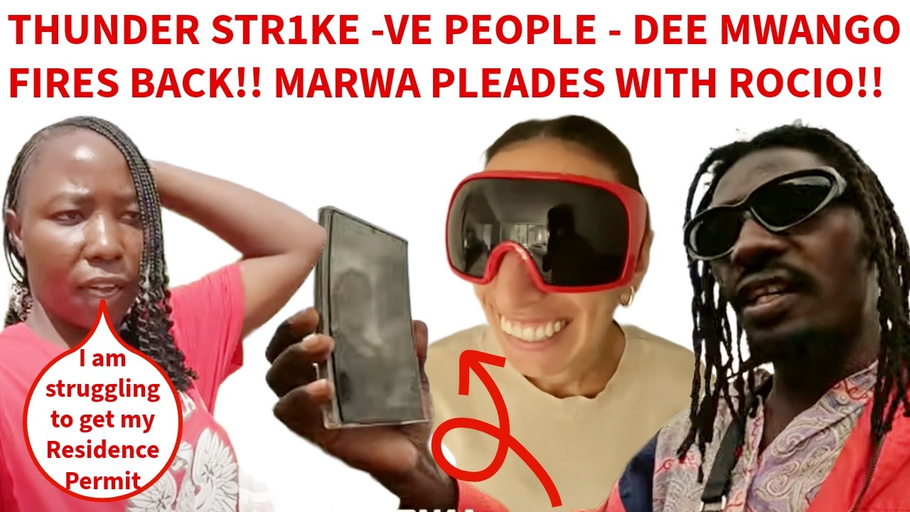 DEE MWANGO IS BACK ON YOUTUBE WITH !NSULTS, RESIDENCE PERMIT DENIED! MARWA BEGS ROCIO TO BE BACK