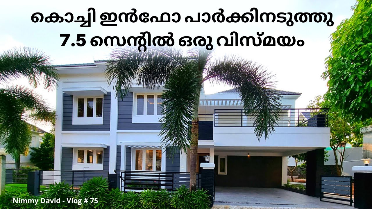 Luxury Villa For Sale Near Info Park & Smart City, Kochi | 7.5 Cents | 2300 Sq.Ft | 1.30 Cr