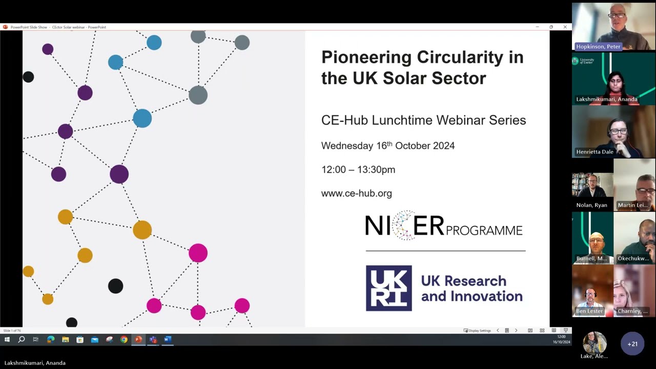 Pioneering Circularity in the UK Solar Industry