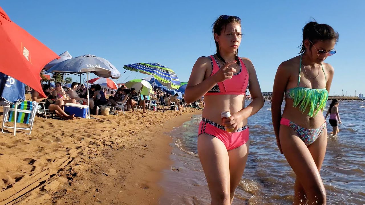 Encarnacion playa san jose Paraguay 4K
