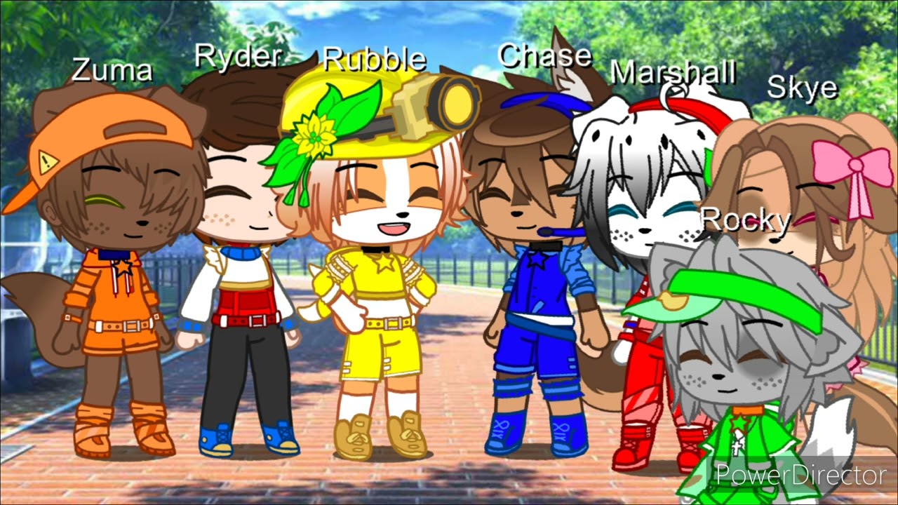 {Gacha Club} 🌿 ❤️•°When Nobody Sees°.💙 Paw Patrol 🌿 Chase x Marshall 🌿 ¶Part 6/?¶