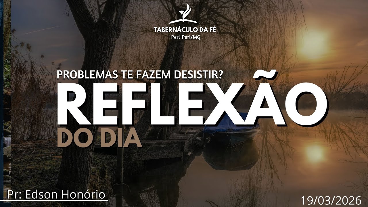 Reflex&atilde;o do Dia | PROBLEMAS TE FAZEM DESISTIR OU S&Atilde;O DEGRAUS QUE TE FAZEM SUBIR?