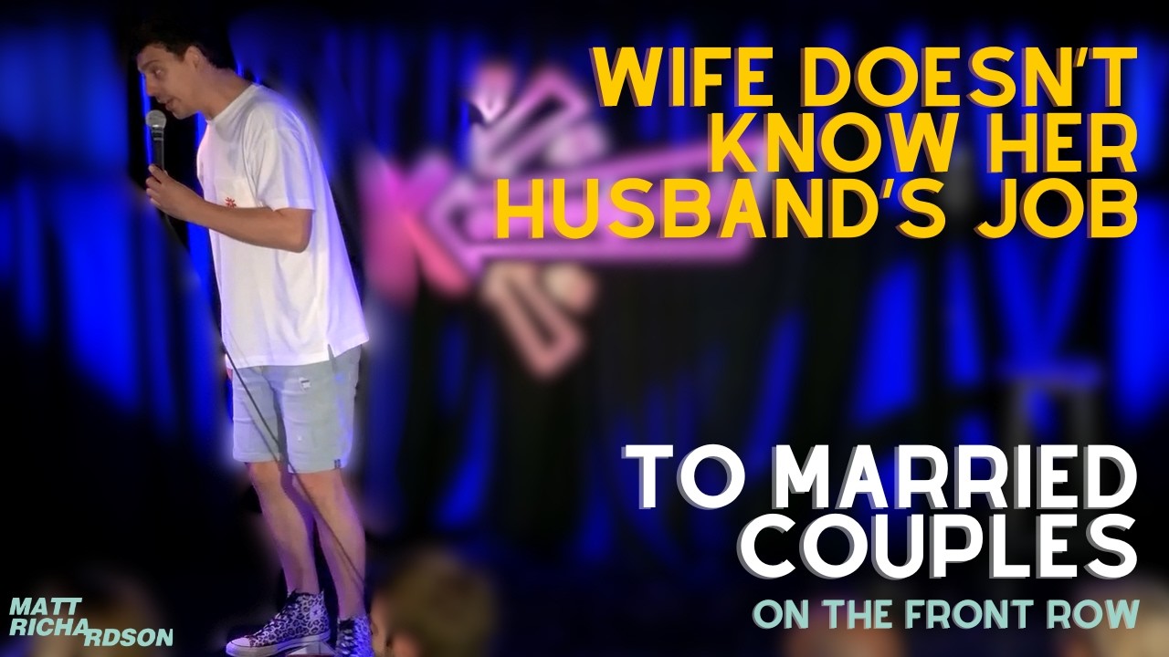 Posh Couple Front Row Of Comedy Gig | Matt Richardson Comedy
