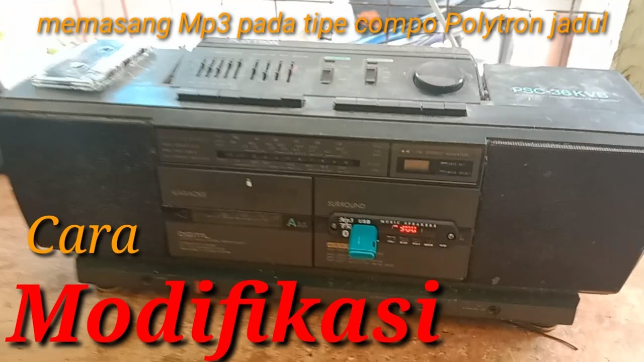 cara memasang mp3 pada tip compo polytron