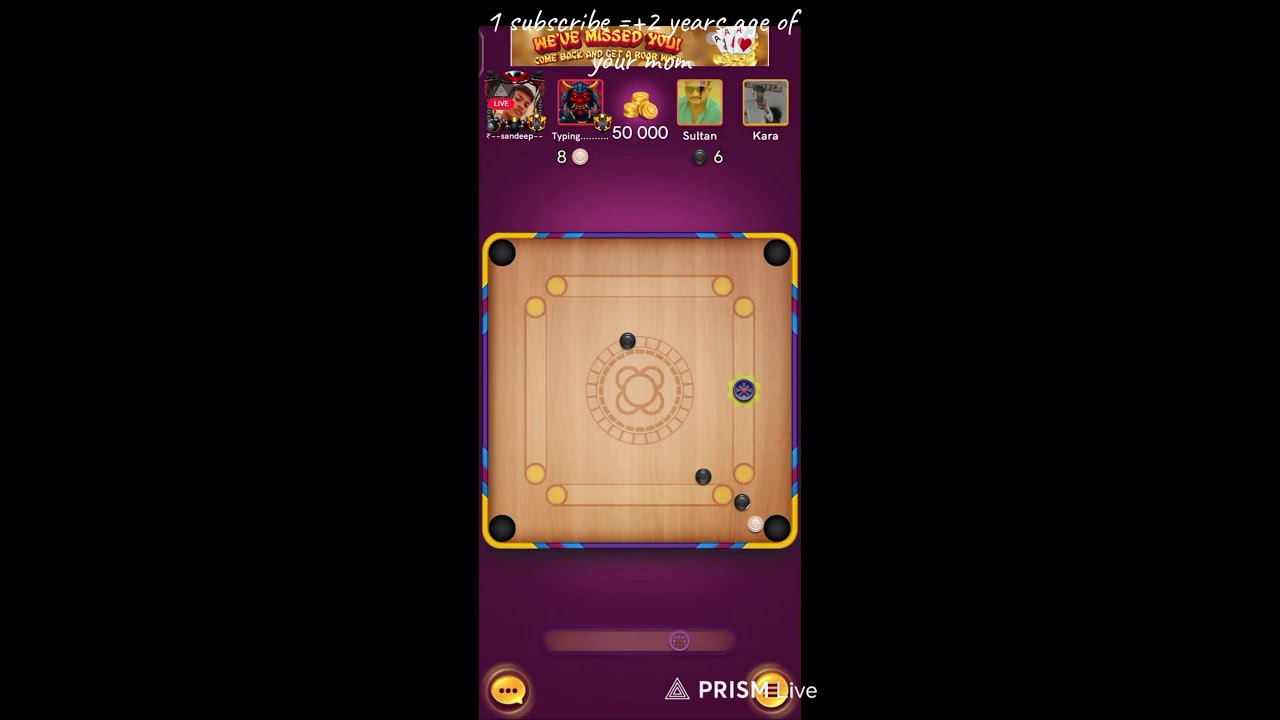 Live streaming of carrom mafia hack