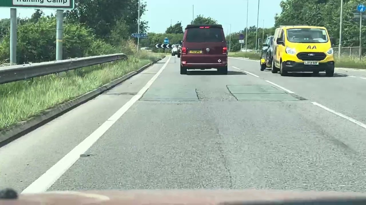 Drive From Bayston Hill Shrewsbury To Mile End Oswestry 20/06/2025
