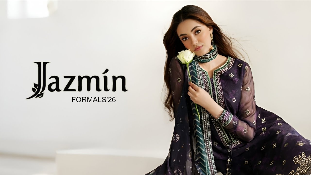 Jazmin Luxury Formal Unstitched Collection 2026 | Jazmin Luxury Raw Silk Unstitched Collection 2026