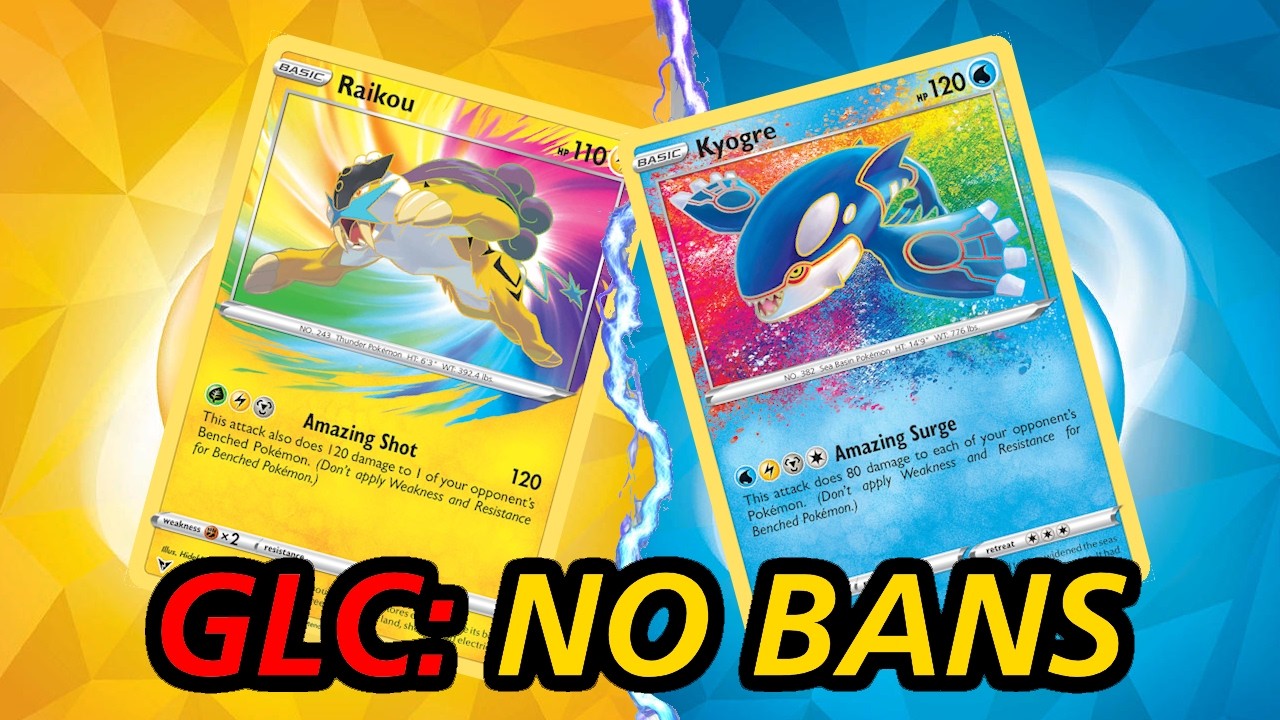 GLC NO BANS Round 1 Lee Hoffman Amazing Raikou vs Logan Davis Amazing Kyogre