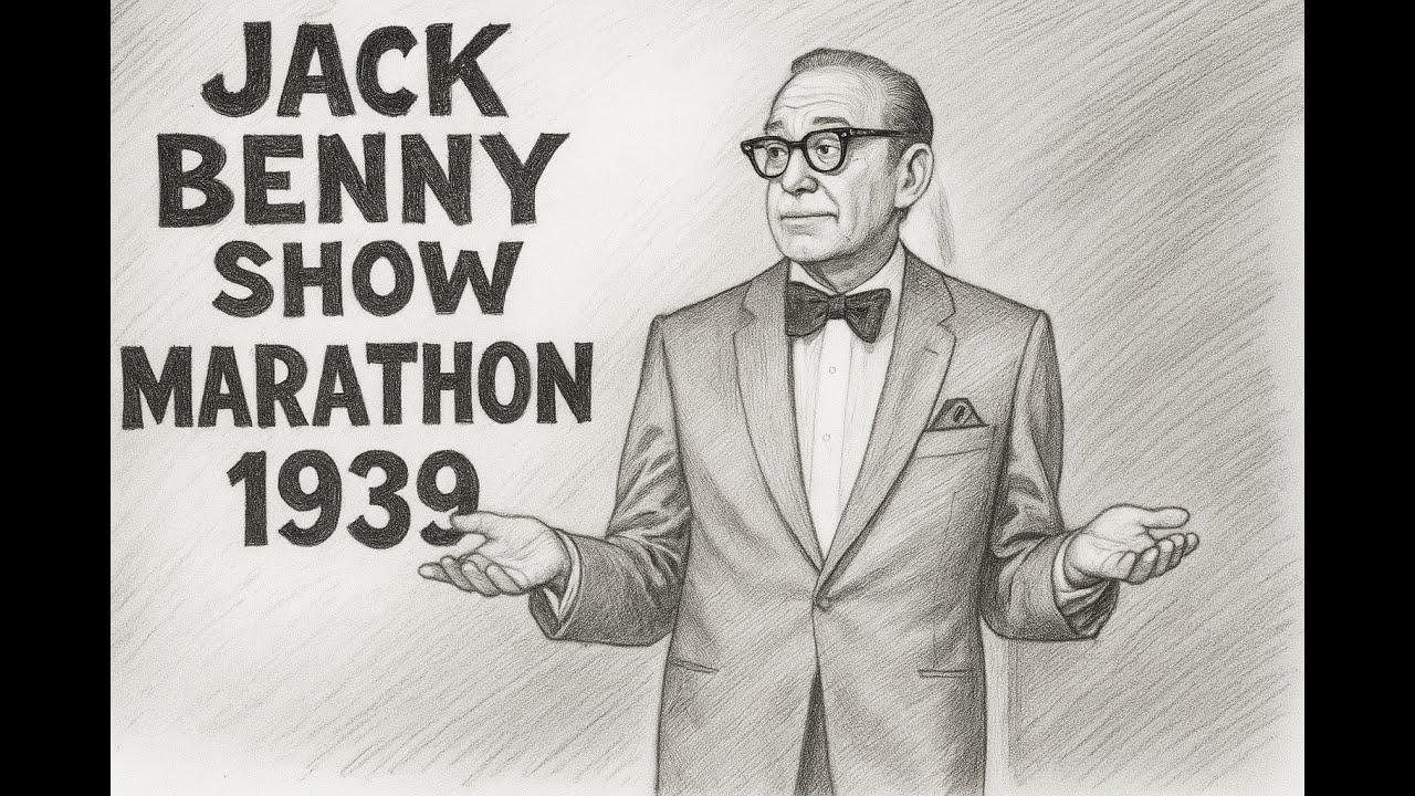 Jack Benny Show 1939 Marathon | Enhanced Audio | No Ads or Music | Black Screen | 12 Hours OTR
