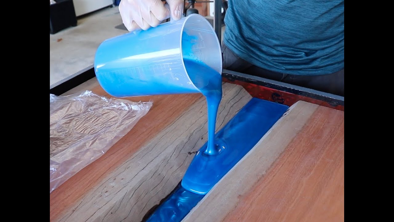 Aussie Blue Gum Epoxy River Table (Part 1 of 2)