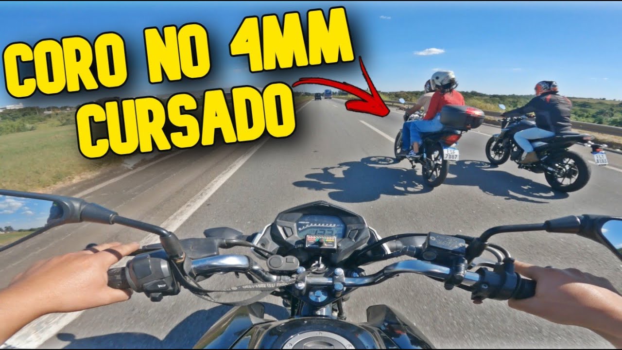 160 COM GARUPA RELAÇÃO 14X38 LIMITANDO A 5 MARCHA CORO NO 4MM CURSADO