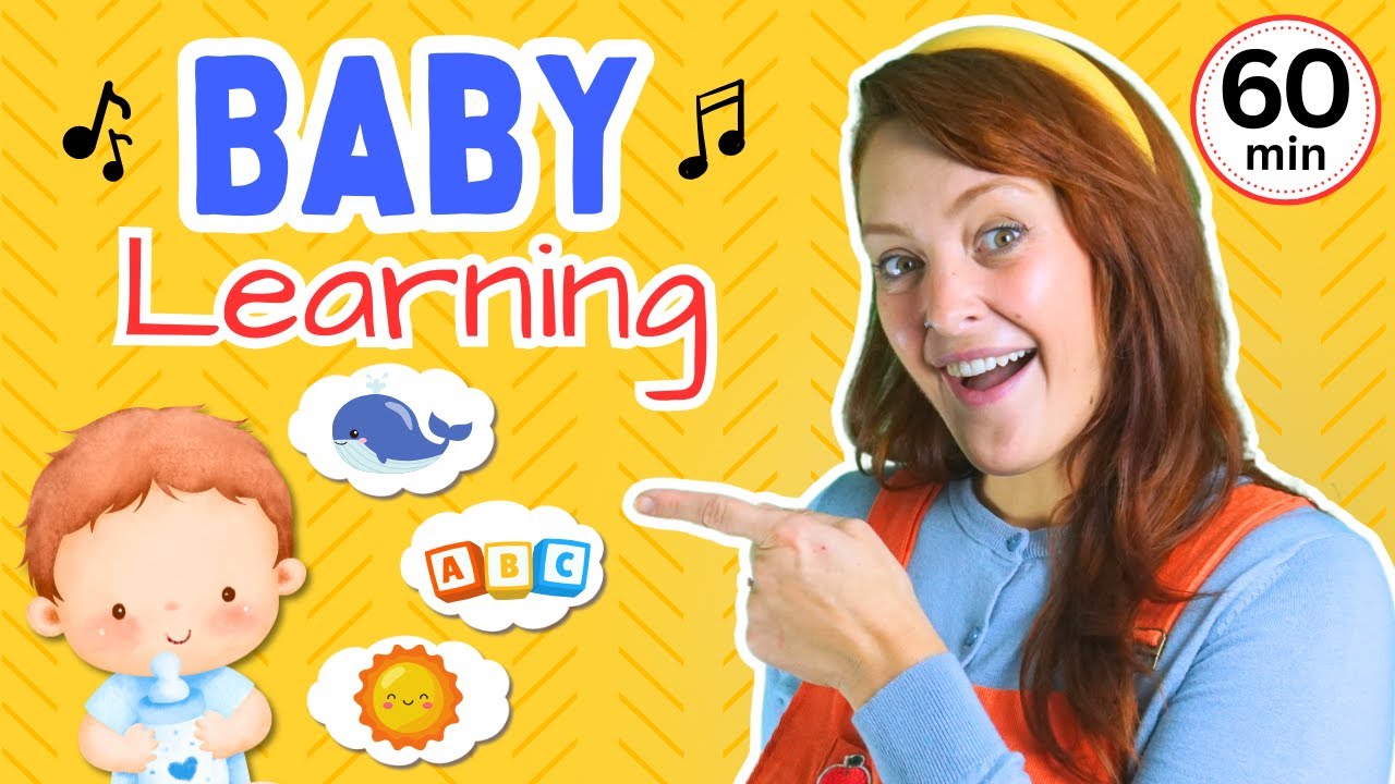 First Words & Gestures | Waving, Nodding & Shaking Head | Hop Little Bunnies | Baby Learning Video