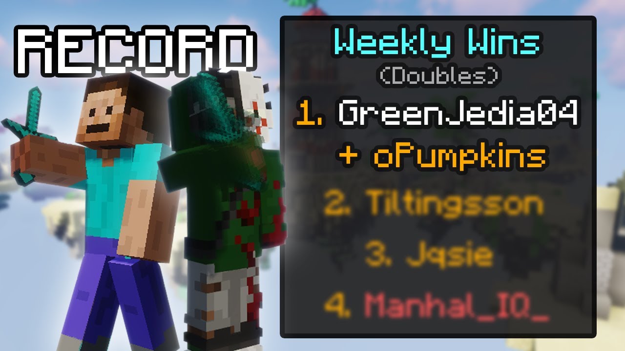 How we SMASHED the Bedwars WORLD RECORD (ft. GreenJedia04)