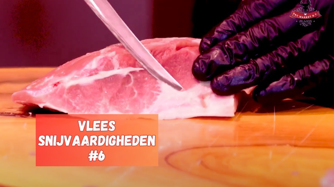 Vlees snijvaardigheden bij de slagerij op de Yaşar Markt #6
