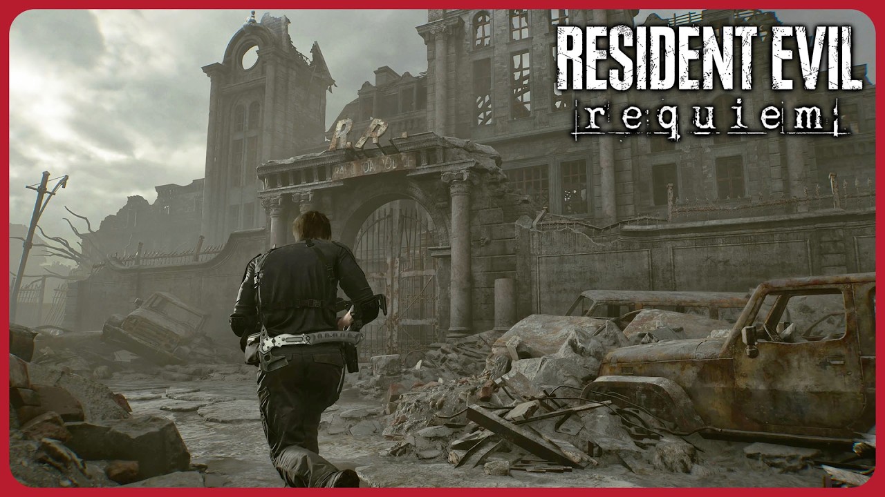 Leon arrives at the Raccoon City PD - Resident Evil 9 Requiem