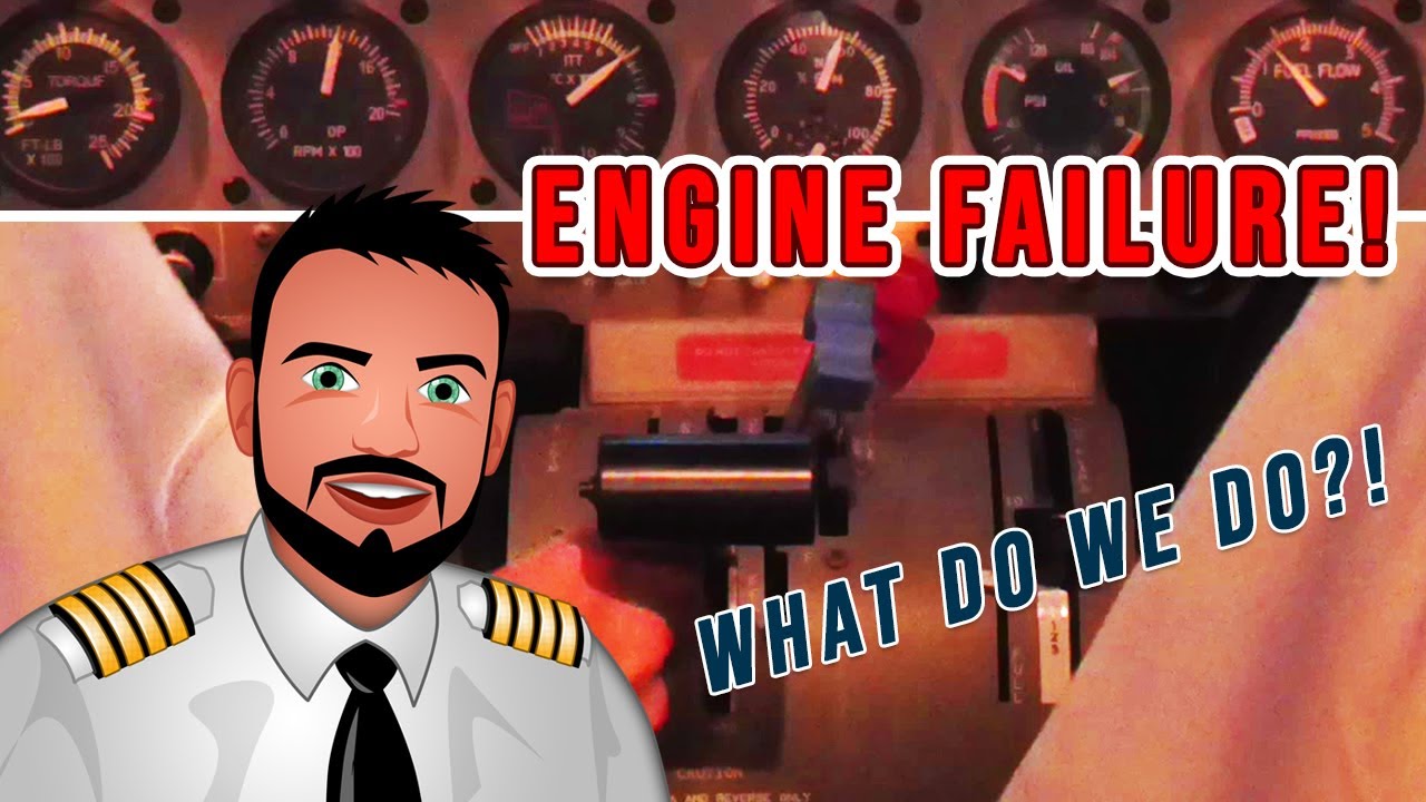 How do you deal with an ENGINE FAILURE in a Cessna 208B Grand Caravan?