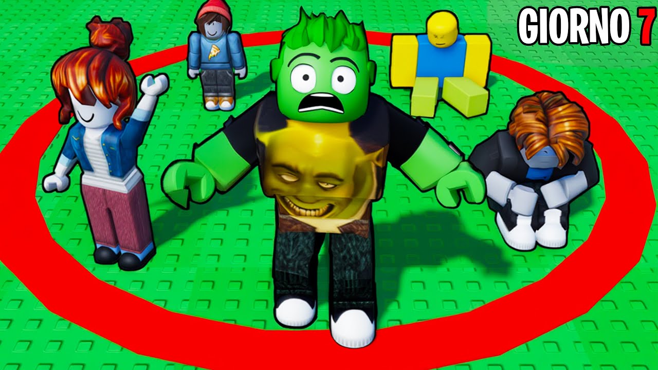 SOPRAVVIVI nel CERCHIO ROSSO per VINCERE su ROBLOX! 🔴🏆