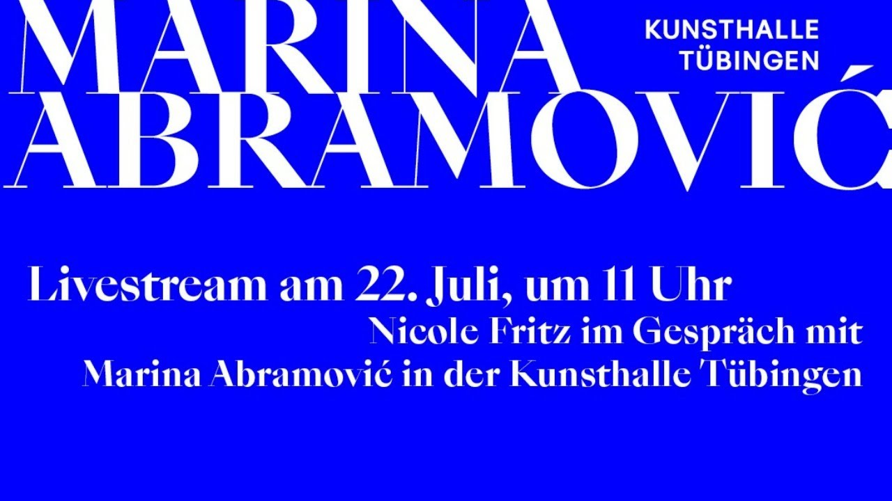 Nicole Fritz im Gespräch mit Marina Abramović