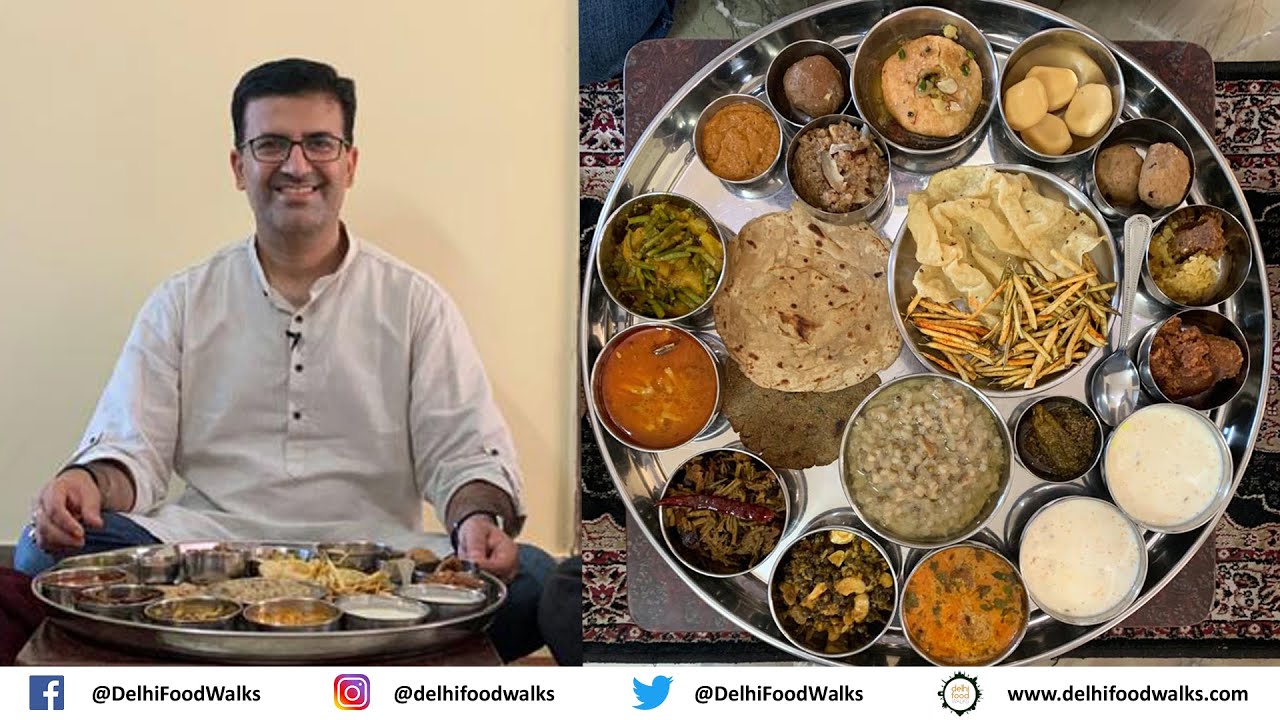 MASSIVE Marwari Rajasthani THAAL ( 25 + dishes ) in Gurgaon I Badiyan Faliyan, Govind Gatta & More
