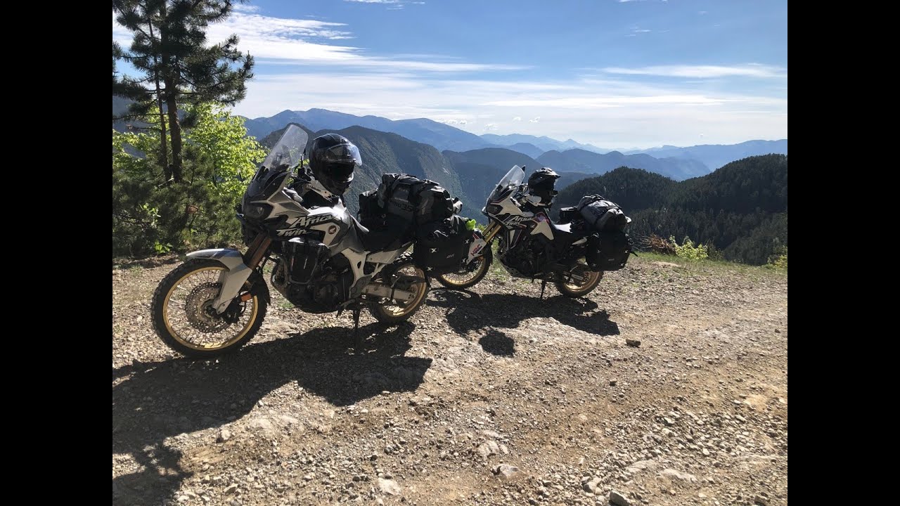 Road Trip en africa twin de la France en Espagne Episode 5 Les Pyrénées Terre et Bitume  4K