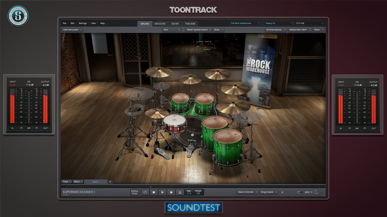 Superior Drummer - The Rock Warehouse - Toontrack