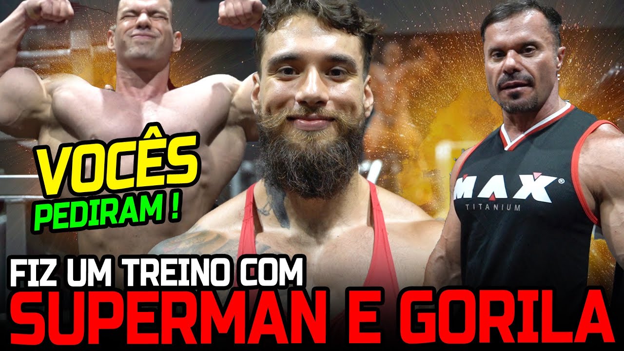GORILA E SUPERMAN ACABANDO COM OS PESOS DO CT