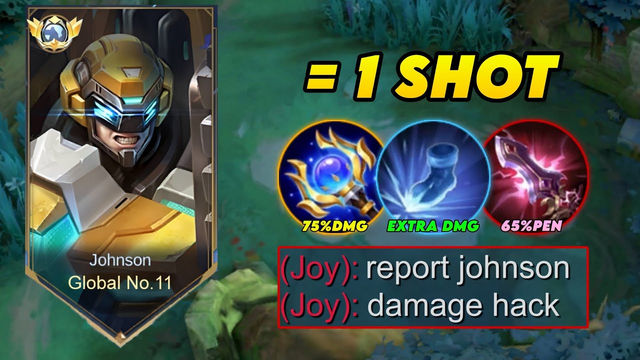 JOHNSON NEW BEST FULL DAMAGE BUILD FOR ROAM 2024 (100% BROKEN🔥)