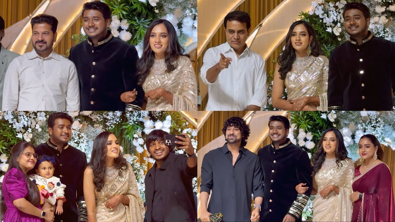 KTR & CM Revanth Reddy Attended Oscar Winner Rahul Sipligunj Reception | Keeravani | Varun & Vithika