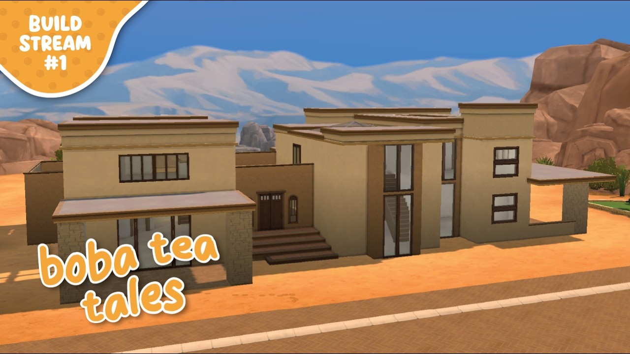 Building our Mango Boba Legacy Home 🧡 (Build Stream Part 1)