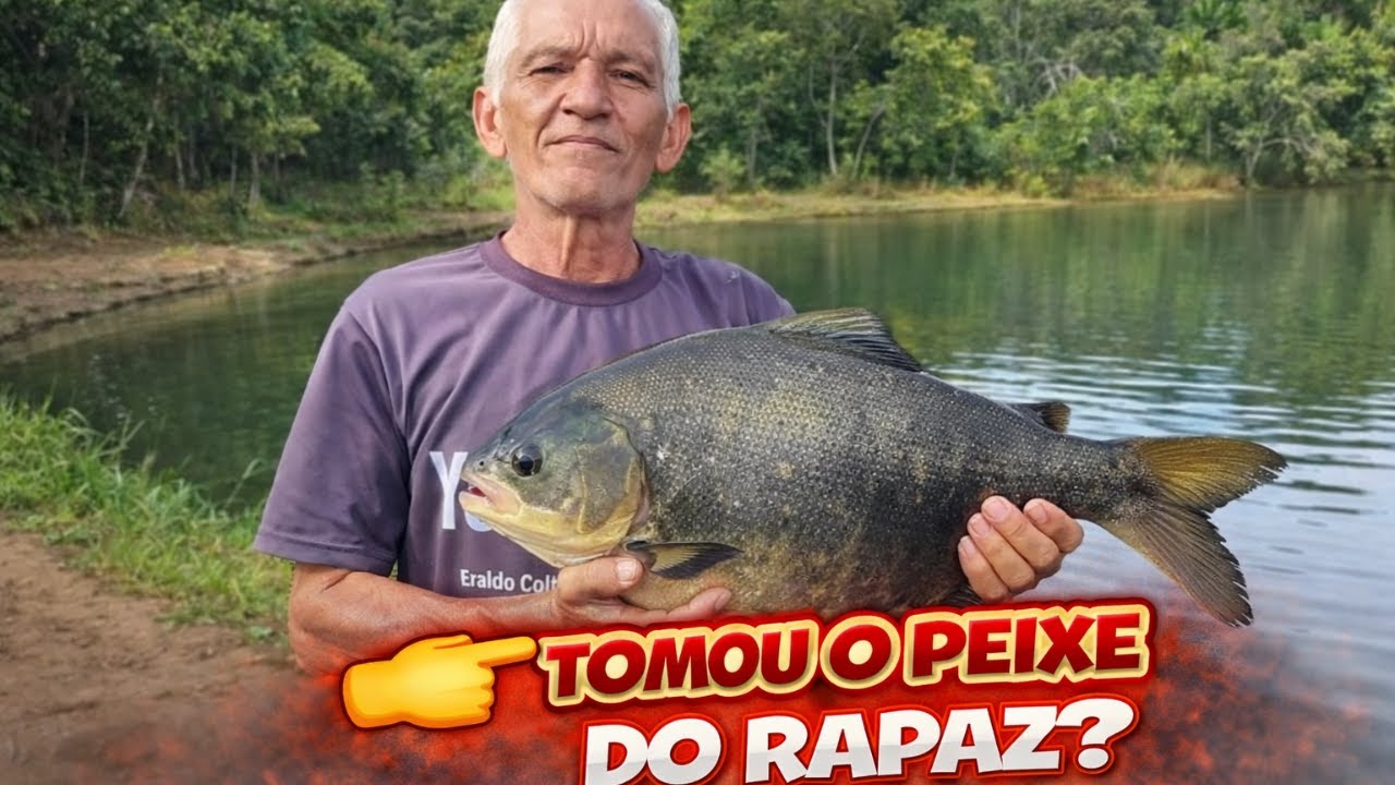 ERALDO COLATINO TOMOU O PEIXE QUE O RAPAZ PESCOU 😱 QUE ABSURDO FOI ESTE.