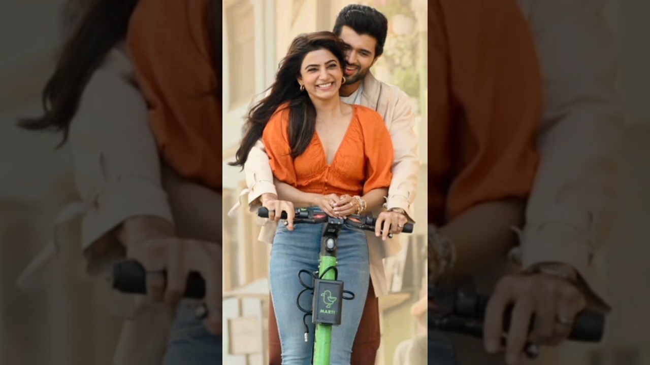 Kushi beautiful title song😍🥰 #kushi #titlesong #samantha #vijaydevarakonda #viral #trending #shorts
