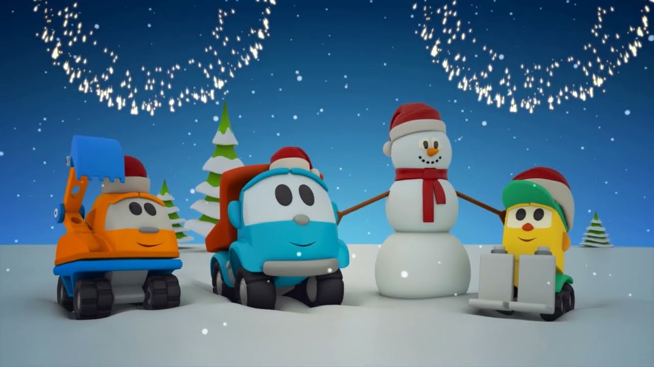 Kuormuri Leo ja Auttaja-autot – hyvää joulua ja onnellista uutta vuotta!