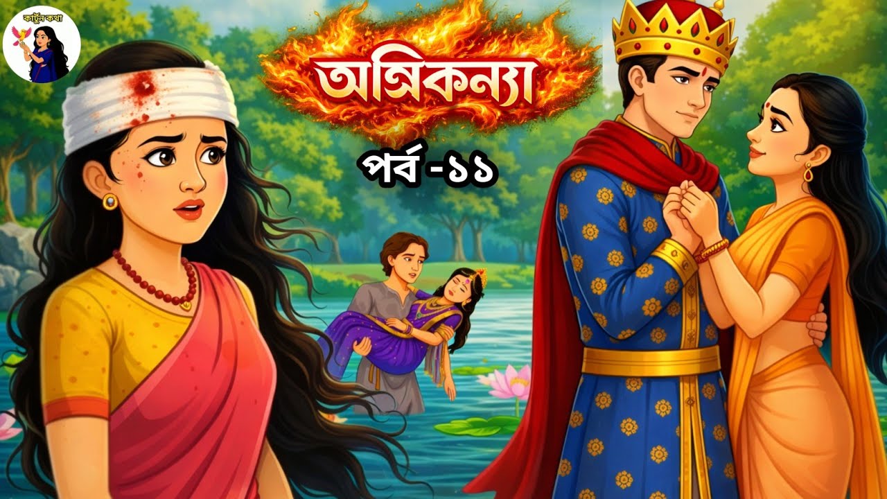 অগ্নি কন্যা পর্ব ১১। thakurmar jhuli cartoon। Bangla golpo। Bangla cartoon ।Bangla moral story 